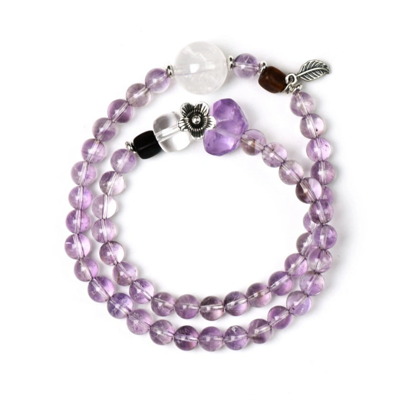 Amethyst Multi‑Loop Bracelet-Boost Motivation