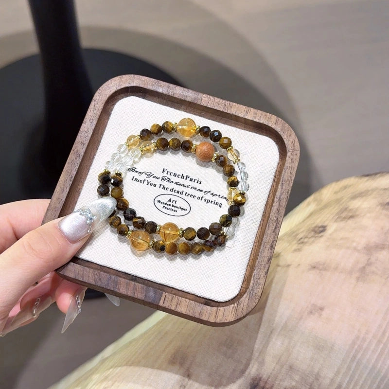 Bracelet « Muguet » en Améthyste naturelle – Sagesse ouverte, Attire les bienfaiteurs