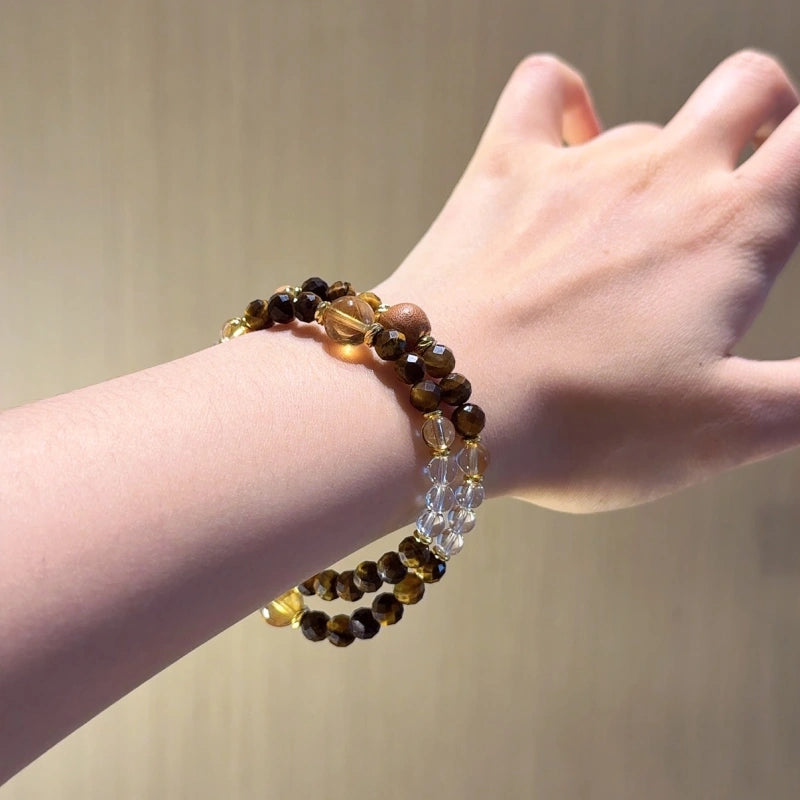 Bracelet « Muguet » en Améthyste naturelle – Sagesse ouverte, Attire les bienfaiteurs