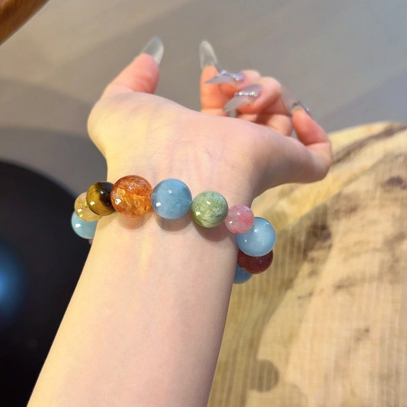 Multi‑Stone Crystal Bracelet-Boost Courage