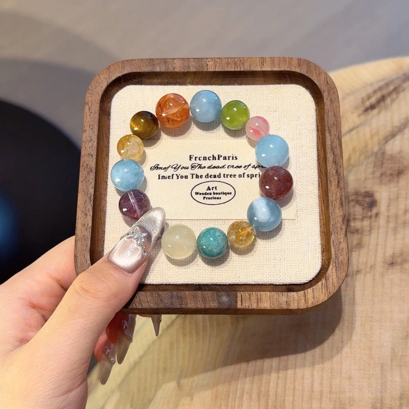 Multi‑Stone Crystal Bracelet-Boost Courage