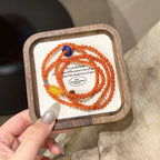 Red Agate Multi‑Loop Bracelet-Gather Vitality & Attract Wealth