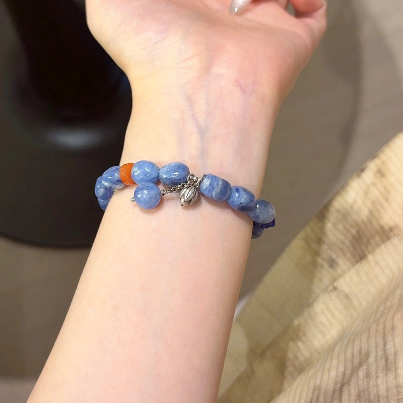 Bracelet « Muguet » en Améthyste naturelle – Sagesse ouverte, Attire les bienfaiteurs
