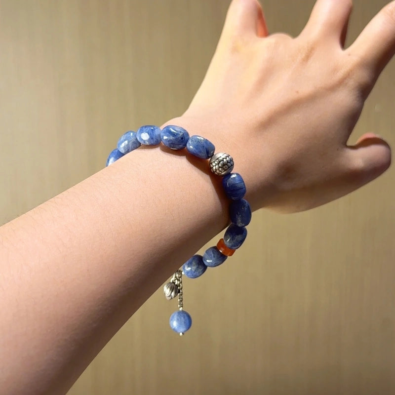 Bracelet « Muguet » en Améthyste naturelle – Sagesse ouverte, Attire les bienfaiteurs