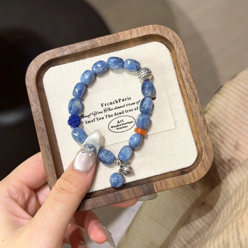 Bracelet « Muguet » en Améthyste naturelle – Sagesse ouverte, Attire les bienfaiteurs
