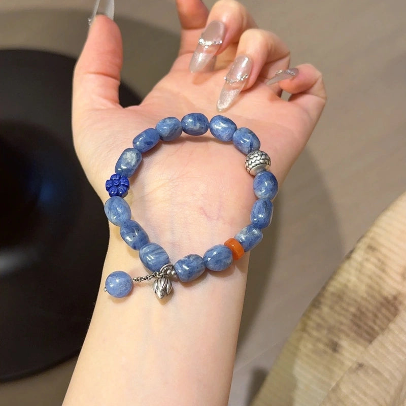 Bracelet « Muguet » en Améthyste naturelle – Sagesse ouverte, Attire les bienfaiteurs