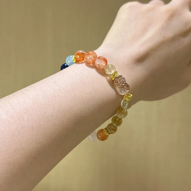 Bracelet « Muguet » en Améthyste naturelle – Sagesse ouverte, Attire les bienfaiteurs