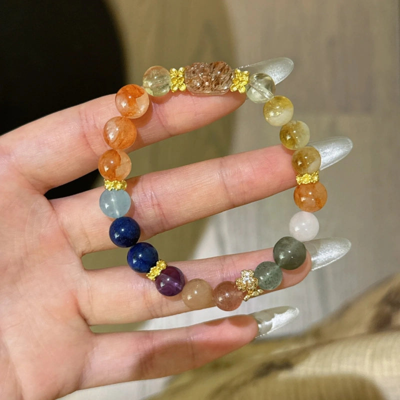 Bracelet « Muguet » en Améthyste naturelle – Sagesse ouverte, Attire les bienfaiteurs