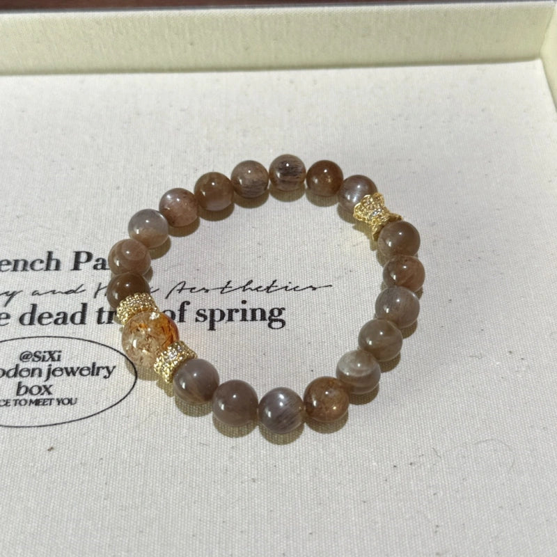 Bracelet « Muguet » en Améthyste naturelle – Sagesse ouverte, Attire les bienfaiteurs