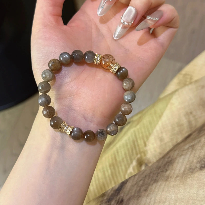 Bracelet « Muguet » en Améthyste naturelle – Sagesse ouverte, Attire les bienfaiteurs