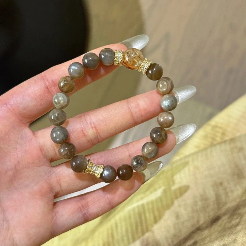 Bracelet « Muguet » en Améthyste naturelle – Sagesse ouverte, Attire les bienfaiteurs