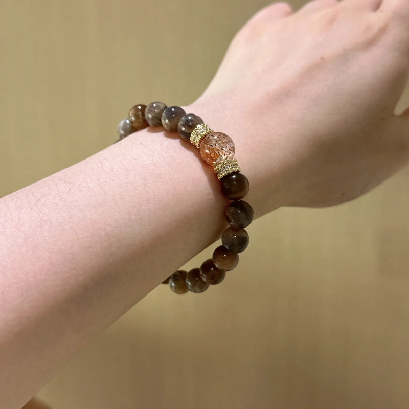 Bracelet « Muguet » en Améthyste naturelle – Sagesse ouverte, Attire les bienfaiteurs