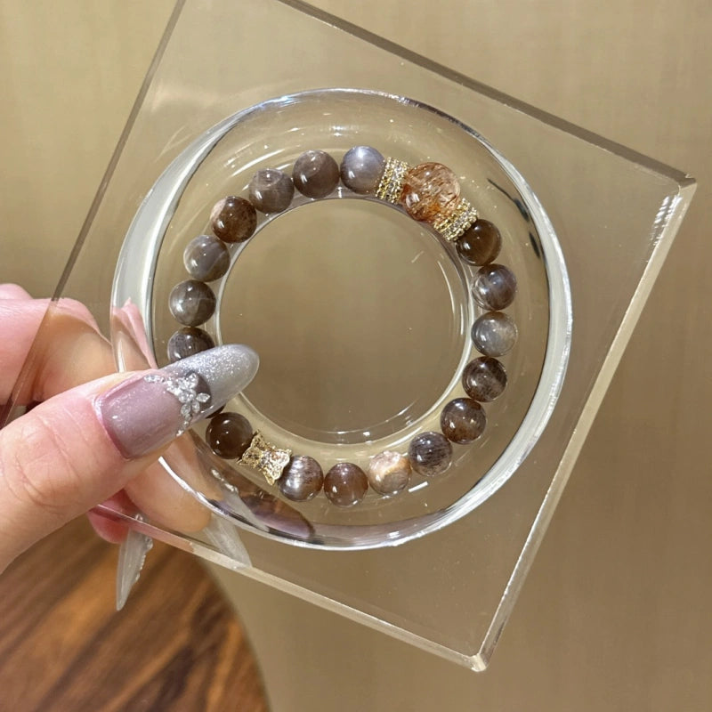 Bracelet « Muguet » en Améthyste naturelle – Sagesse ouverte, Attire les bienfaiteurs
