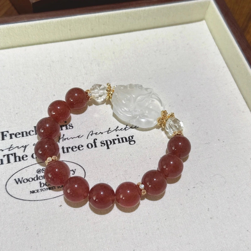 Bracelet « Muguet » en Améthyste naturelle – Sagesse ouverte, Attire les bienfaiteurs