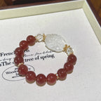 Bracelet « Muguet » en Améthyste naturelle – Sagesse ouverte, Attire les bienfaiteurs