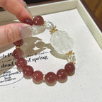Bracelet « Muguet » en Améthyste naturelle – Sagesse ouverte, Attire les bienfaiteurs