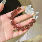 Bracelet « Muguet » en Améthyste naturelle – Sagesse ouverte, Attire les bienfaiteurs