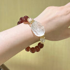 Bracelet « Muguet » en Améthyste naturelle – Sagesse ouverte, Attire les bienfaiteurs