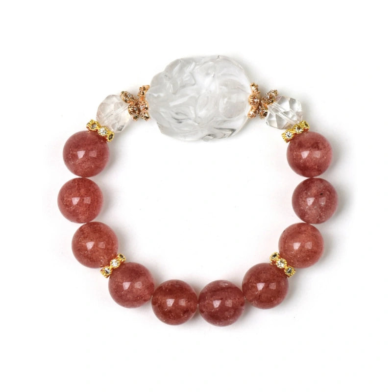 Bracelet « Muguet » en Améthyste naturelle – Sagesse ouverte, Attire les bienfaiteurs