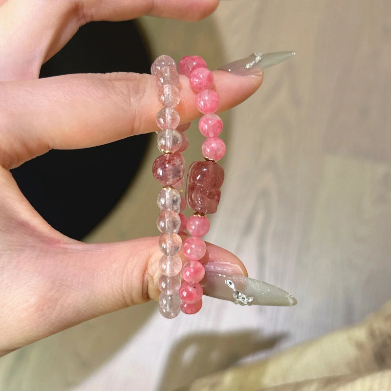Bracelet « Muguet » en Améthyste naturelle – Sagesse ouverte, Attire les bienfaiteurs