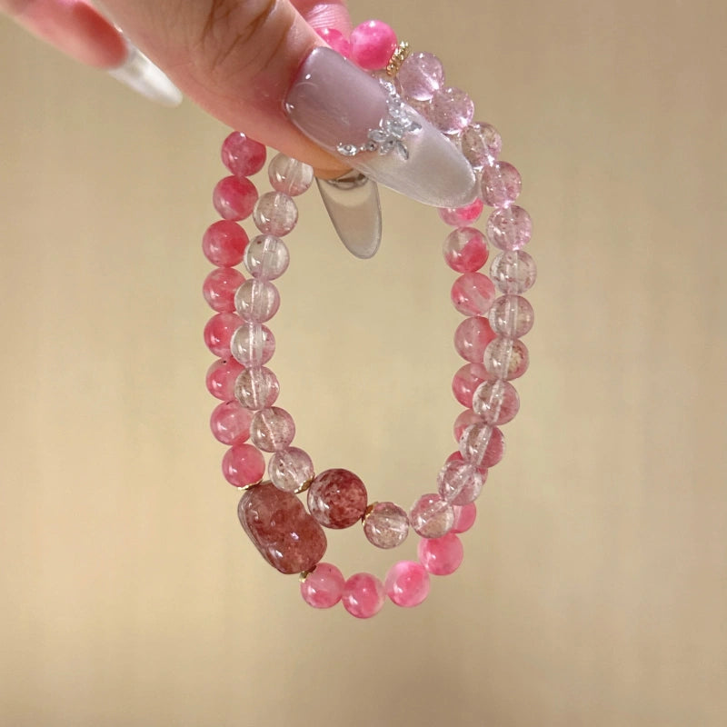 Bracelet « Muguet » en Améthyste naturelle – Sagesse ouverte, Attire les bienfaiteurs