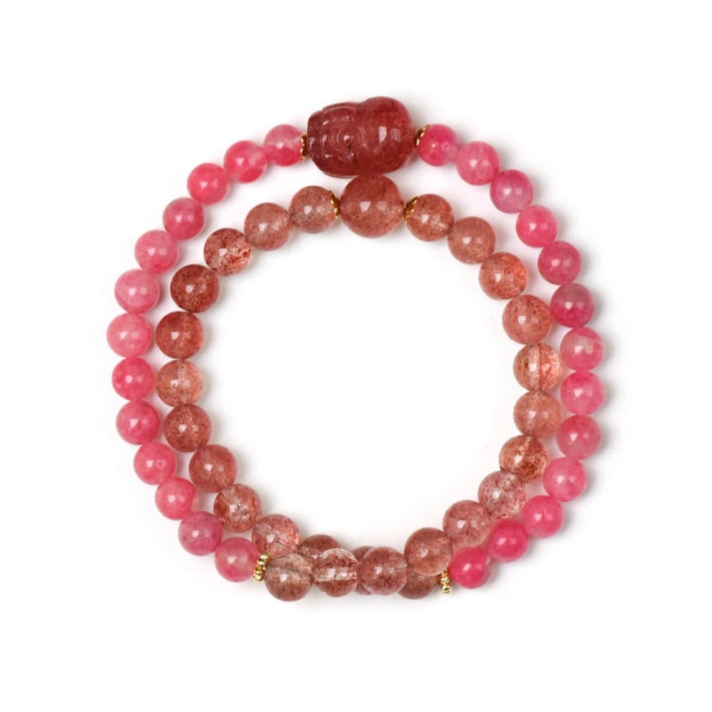 Bracelet « Muguet » en Améthyste naturelle – Sagesse ouverte, Attire les bienfaiteurs