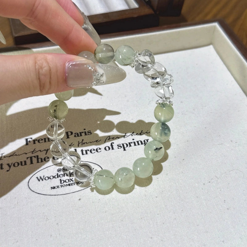 Bracelet « Muguet » en Améthyste naturelle – Sagesse ouverte, Attire les bienfaiteurs