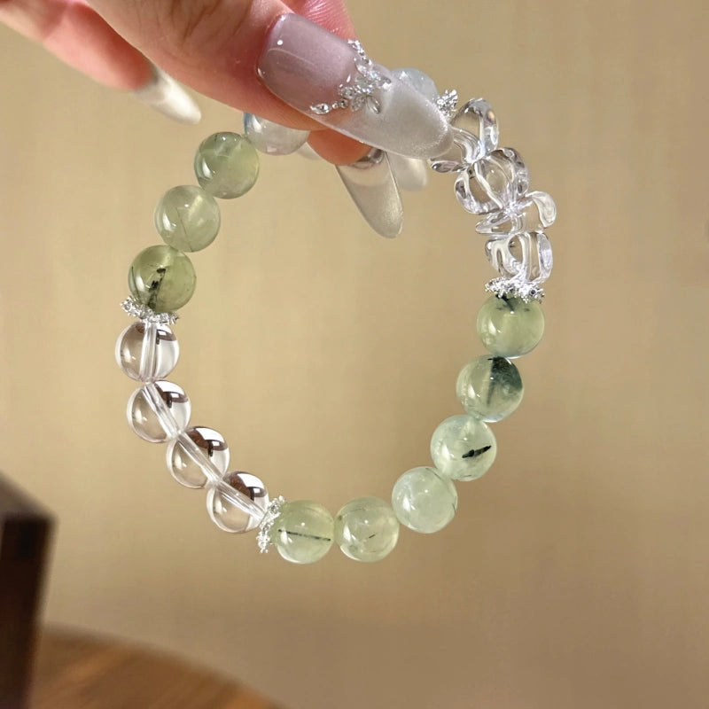 Bracelet « Muguet » en Améthyste naturelle – Sagesse ouverte, Attire les bienfaiteurs