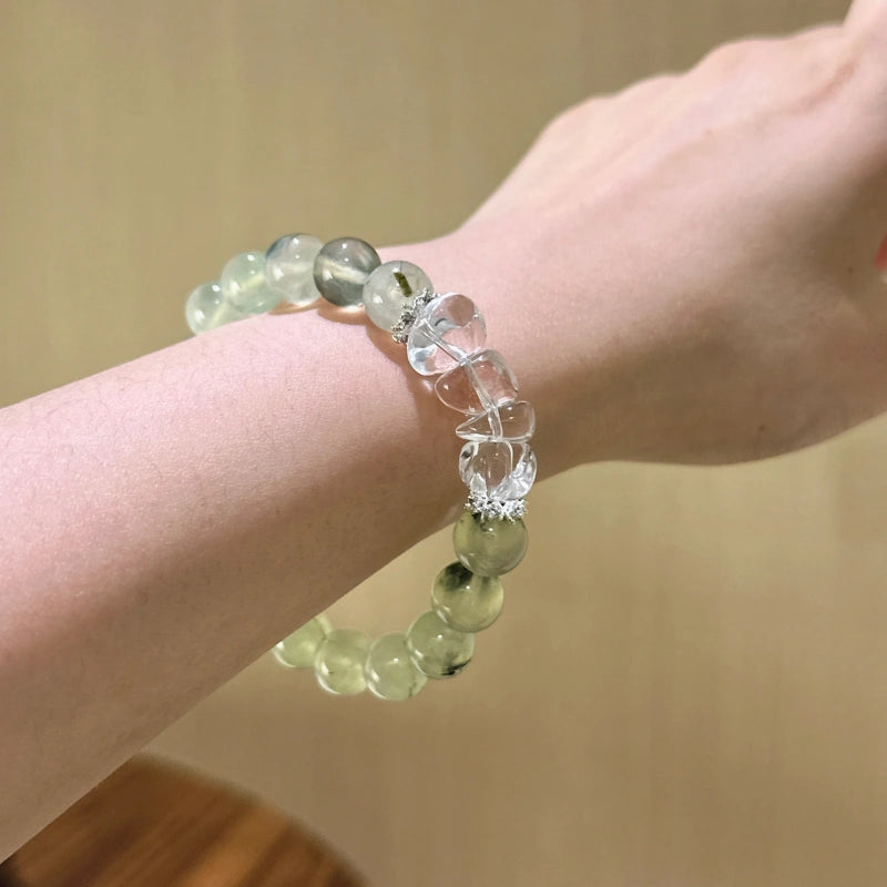 Bracelet « Muguet » en Améthyste naturelle – Sagesse ouverte, Attire les bienfaiteurs