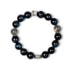Blue Tiger’s Eye & Grey Moonstone Bracelet - Overcome Indecisiveness