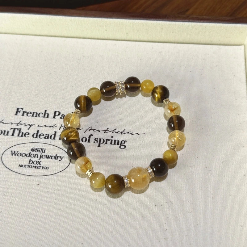 Bracelet « Muguet » en Améthyste naturelle – Sagesse ouverte, Attire les bienfaiteurs