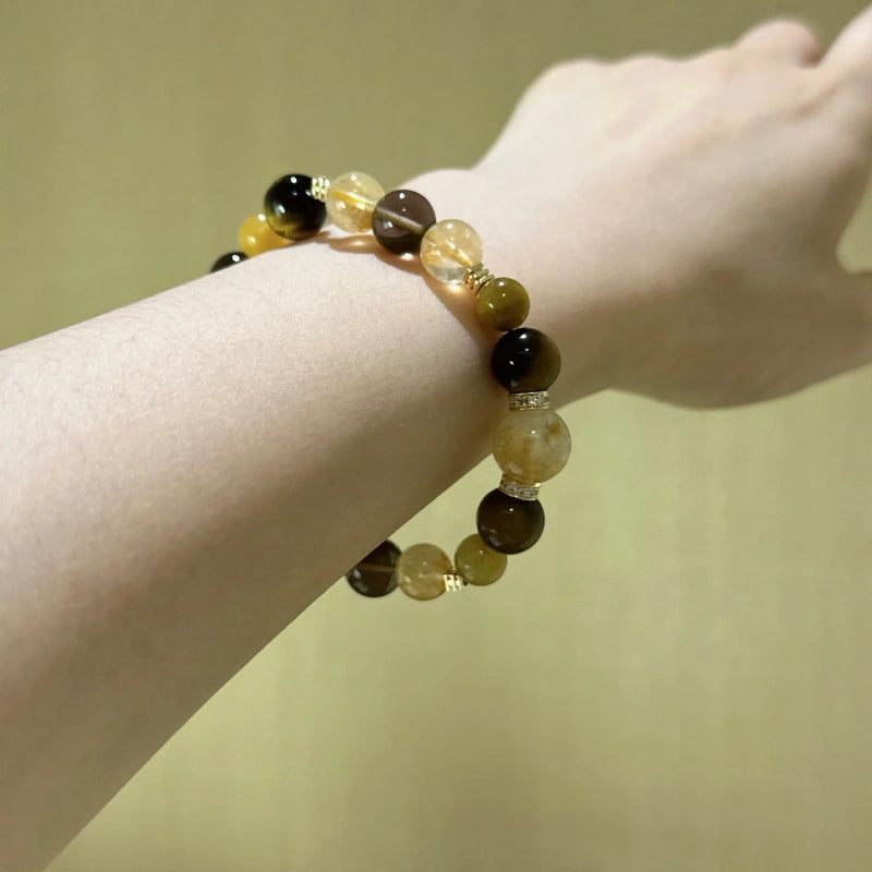 Bracelet « Muguet » en Améthyste naturelle – Sagesse ouverte, Attire les bienfaiteurs