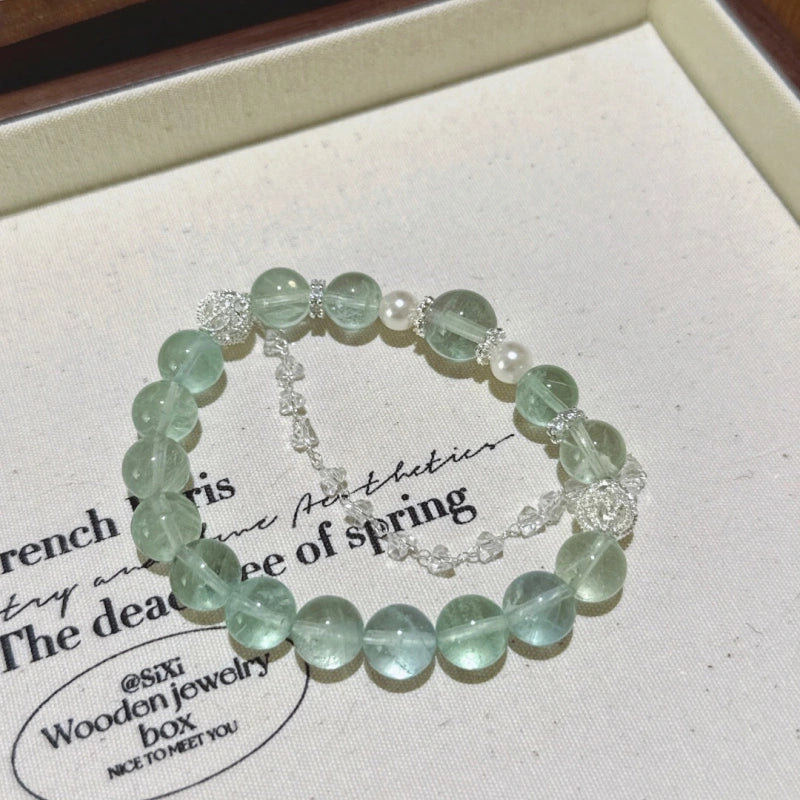 Bracelet « Muguet » en Améthyste naturelle – Sagesse ouverte, Attire les bienfaiteurs