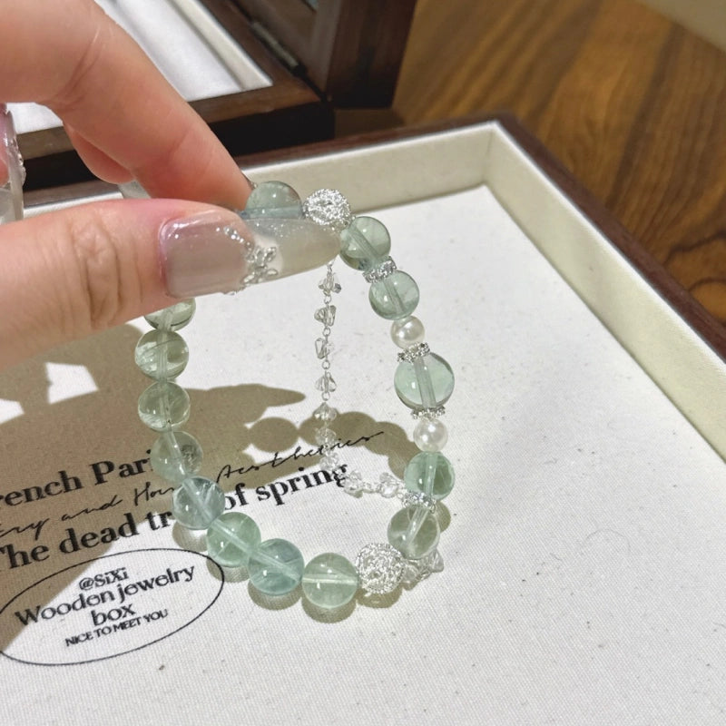 Bracelet « Muguet » en Améthyste naturelle – Sagesse ouverte, Attire les bienfaiteurs