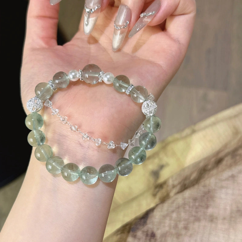 Bracelet « Muguet » en Améthyste naturelle – Sagesse ouverte, Attire les bienfaiteurs