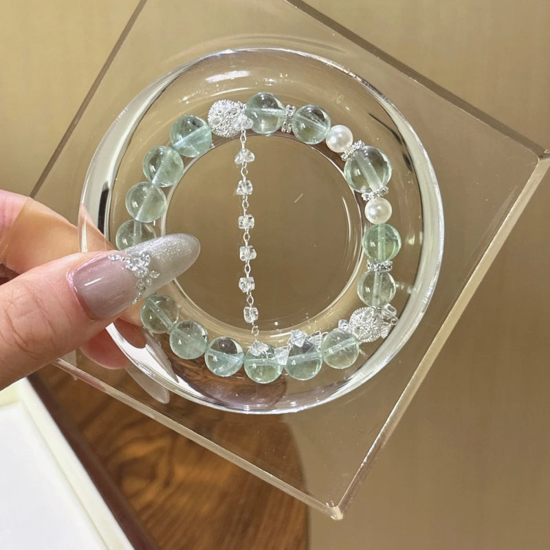 Bracelet « Muguet » en Améthyste naturelle – Sagesse ouverte, Attire les bienfaiteurs