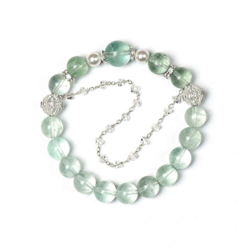 Bracelet « Muguet » en Améthyste naturelle – Sagesse ouverte, Attire les bienfaiteurs