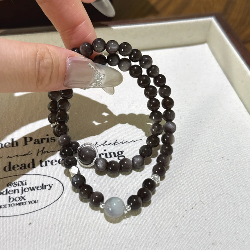 Bracelet « Muguet » en Améthyste naturelle – Sagesse ouverte, Attire les bienfaiteurs