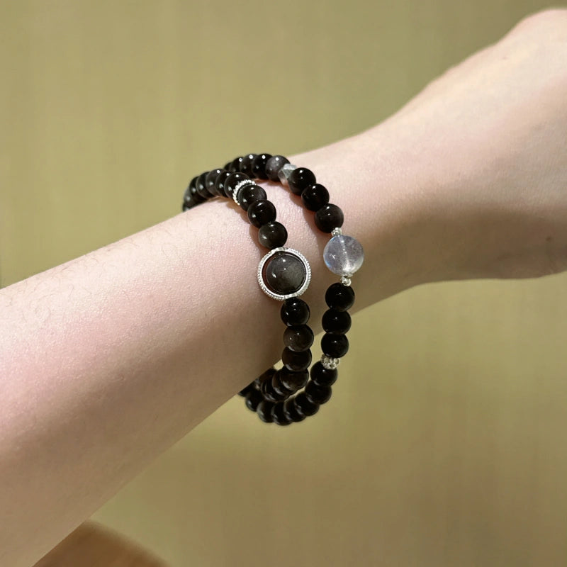 Bracelet « Muguet » en Améthyste naturelle – Sagesse ouverte, Attire les bienfaiteurs