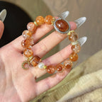 Red Hematoid Quartz Bracelet - Nurture Inner Vitality