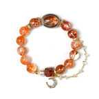Red Hematoid Quartz Bracelet - Nurture Inner Vitality