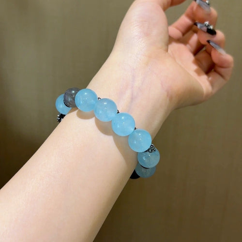 Bracelet « Muguet » en Améthyste naturelle – Sagesse ouverte, Attire les bienfaiteurs
