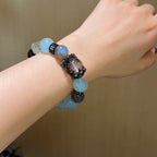 Blue Chalcedony Multi‑Gemstone Bracelet - Lessen Self‑Doubt