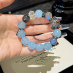 Blue Chalcedony Multi‑Gemstone Bracelet - Lessen Self‑Doubt