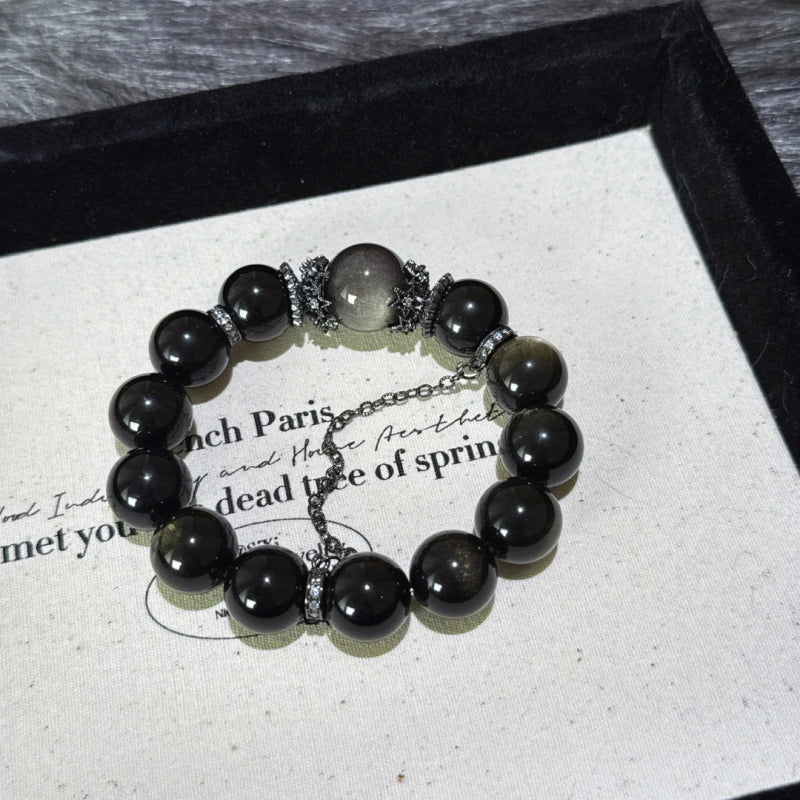 Bracelet « Muguet » en Améthyste naturelle – Sagesse ouverte, Attire les bienfaiteurs
