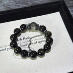 Bracelet « Muguet » en Améthyste naturelle – Sagesse ouverte, Attire les bienfaiteurs