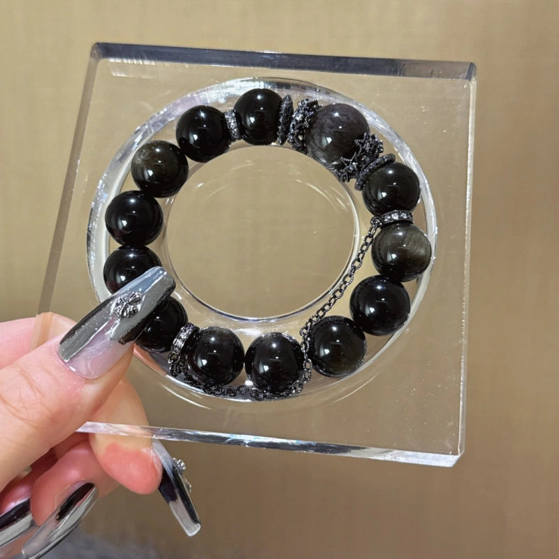 Bracelet « Muguet » en Améthyste naturelle – Sagesse ouverte, Attire les bienfaiteurs