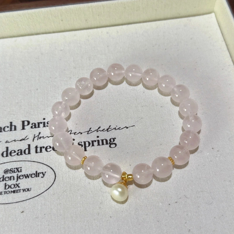 Bracelet « Muguet » en Améthyste naturelle – Sagesse ouverte, Attire les bienfaiteurs