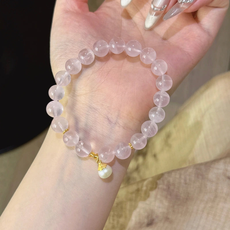 Bracelet « Muguet » en Améthyste naturelle – Sagesse ouverte, Attire les bienfaiteurs