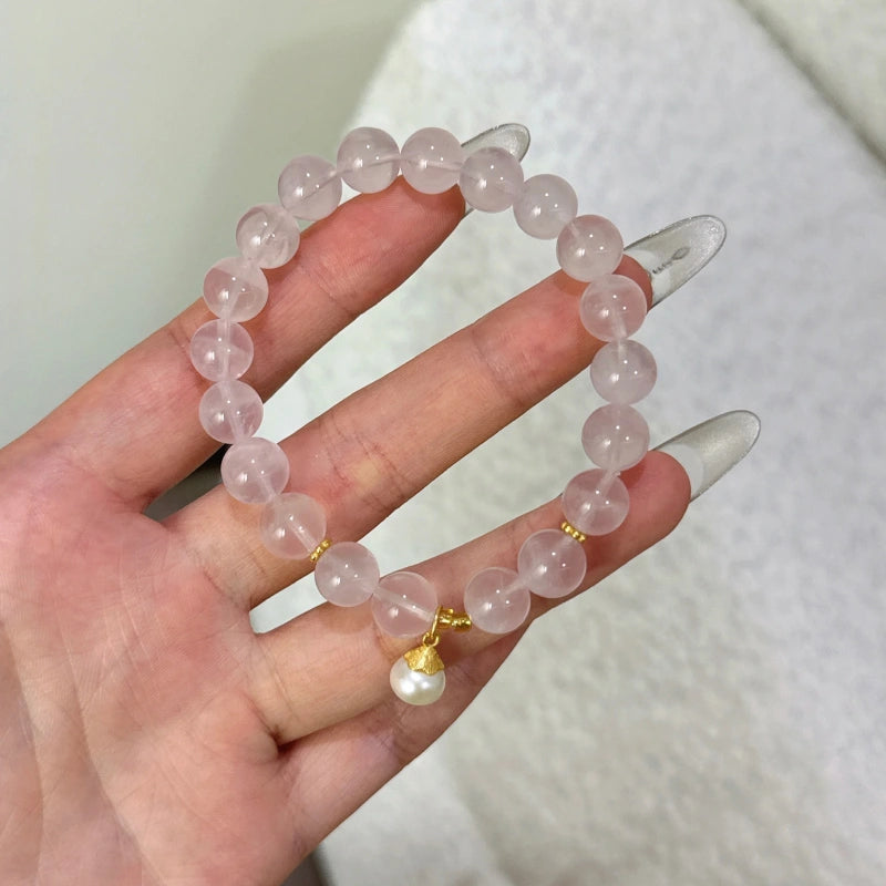 Bracelet « Muguet » en Améthyste naturelle – Sagesse ouverte, Attire les bienfaiteurs